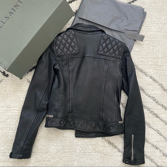 Allsaints Leather Jacket - Picture 2 of 13